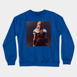 Viking Shield Maiden Crewneck Sweatshirt